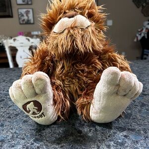 Plush Bigfoot Stuffed Animal Toy - Brown and Tan